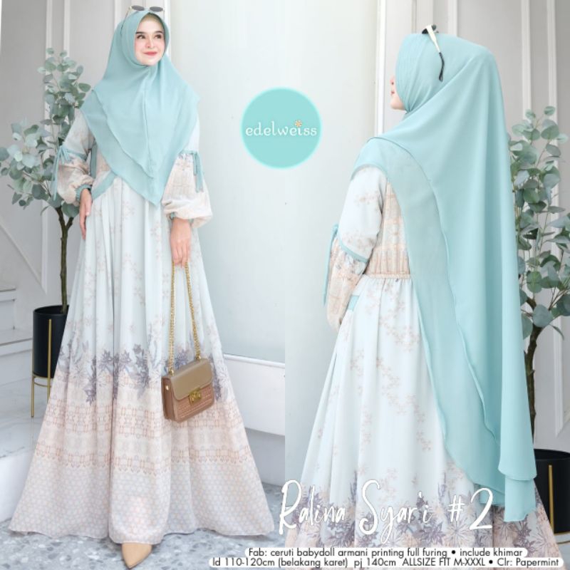 ralina gamis set khimar ceruti