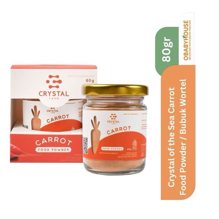 

Crystal of the Sea Carrot Food Powder / Bubuk Wortel 80 gr (BPOM Certified)