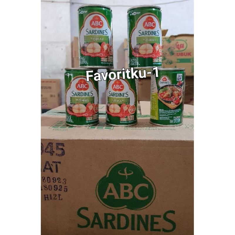 

ABC Sardines Sarden Kaleng 150g (Saos Tomat)