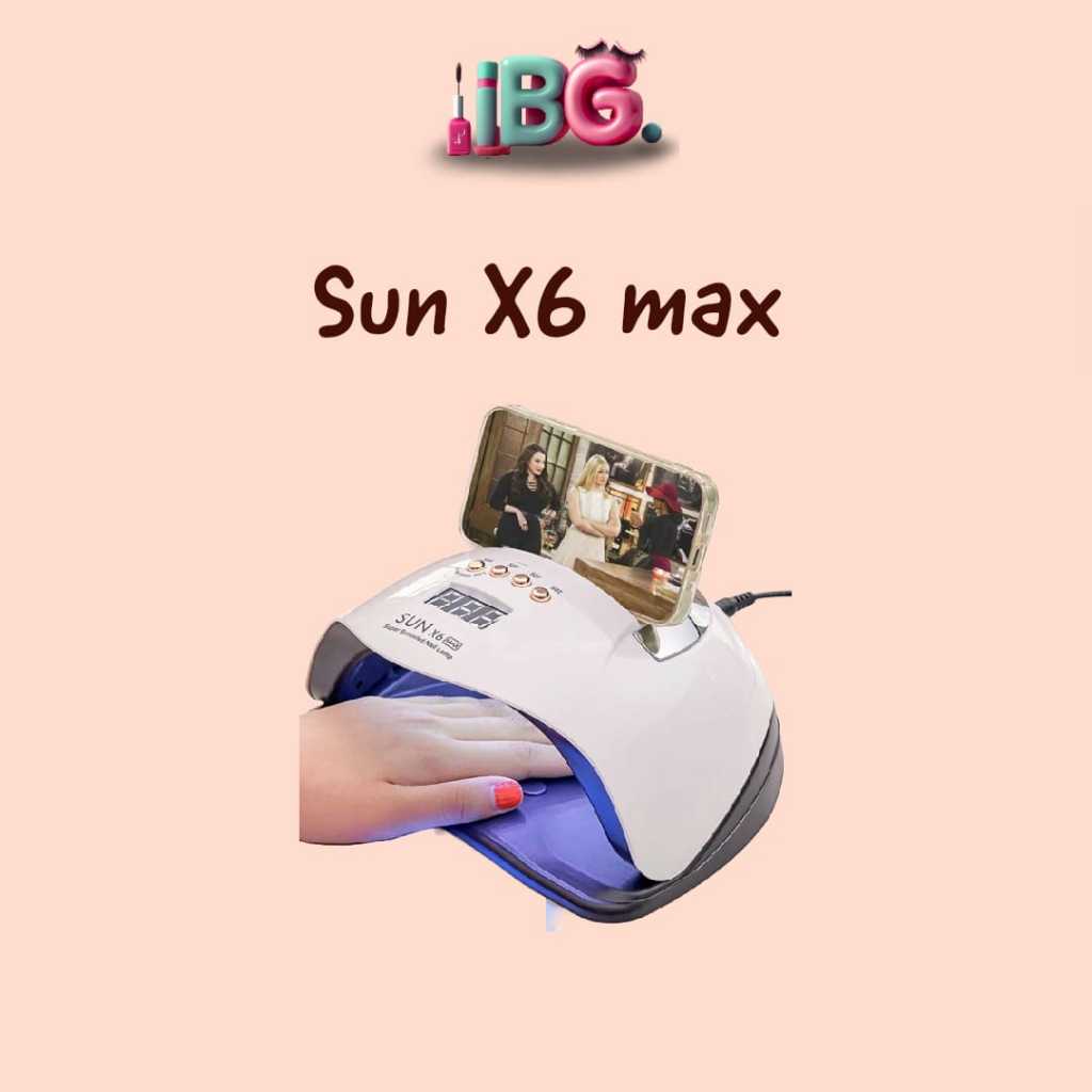 Sun X6 Max / Sun Uv Led Nail Lamp / Sun Uv Led / Lampu Nail Art / Lampu Nail Art Sun Uv / Uv Nail Lamp