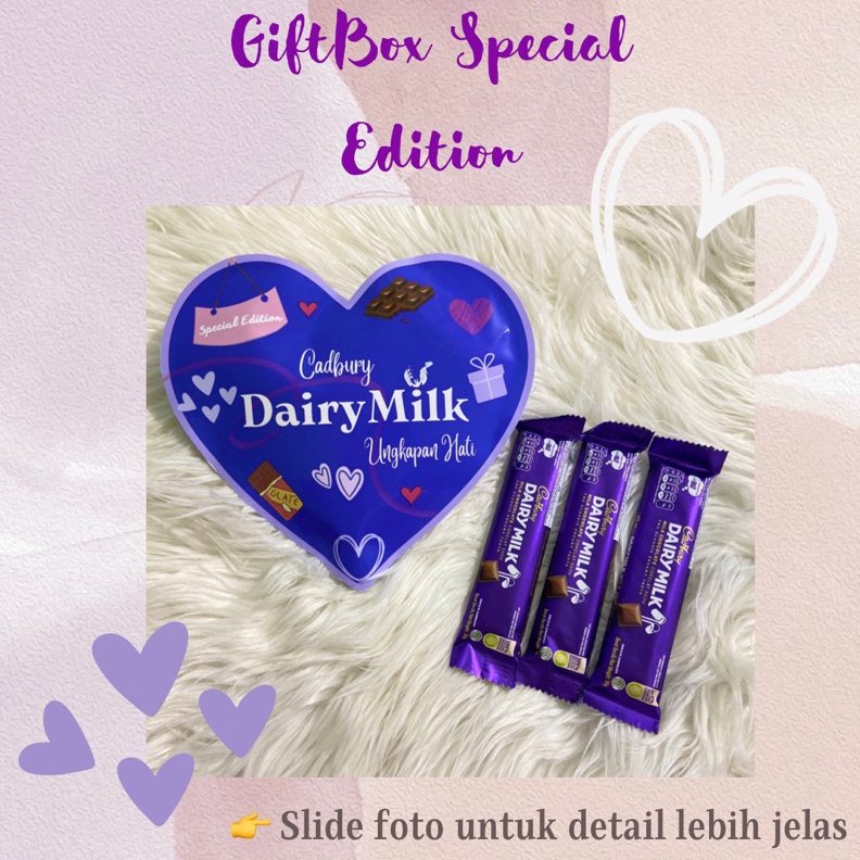 

Terbaru dan terlaris GIFTBOX SPECIAL LOVE EDITION DAIRYMILK SILVERQUEEN VALENTINE ULANGTAHUN WEDDING ANNIVERSARY grosir