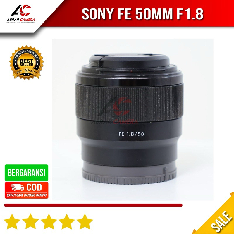 Lensa Sony FE 50mm f1.8 E-Mount / Bekas Second cocok untuk A6000 A6100 A6300 A6400 A7 A7ii A7iii A7i