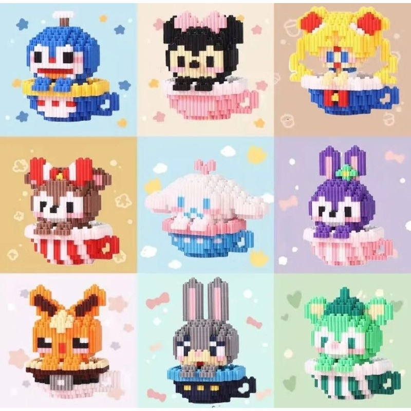 VS LB -  Bricks Cinnamoroll Kuromi sanrio / Lego sanrio murah