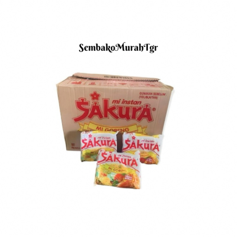 

MIE SAKURA GORENG 1 DUS ISI 40PCS