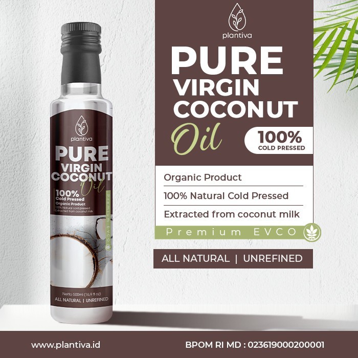 

PLANTIVA | VCO EXTRA VIRGIN COCONUT OIL PREMIUM 100 ML / EVCO COCONUT OIL / MINYAK KELAPA MURNI 100% / COLD PRESSED - PURIFICATION CENTIFUGE ( TERBAIK )