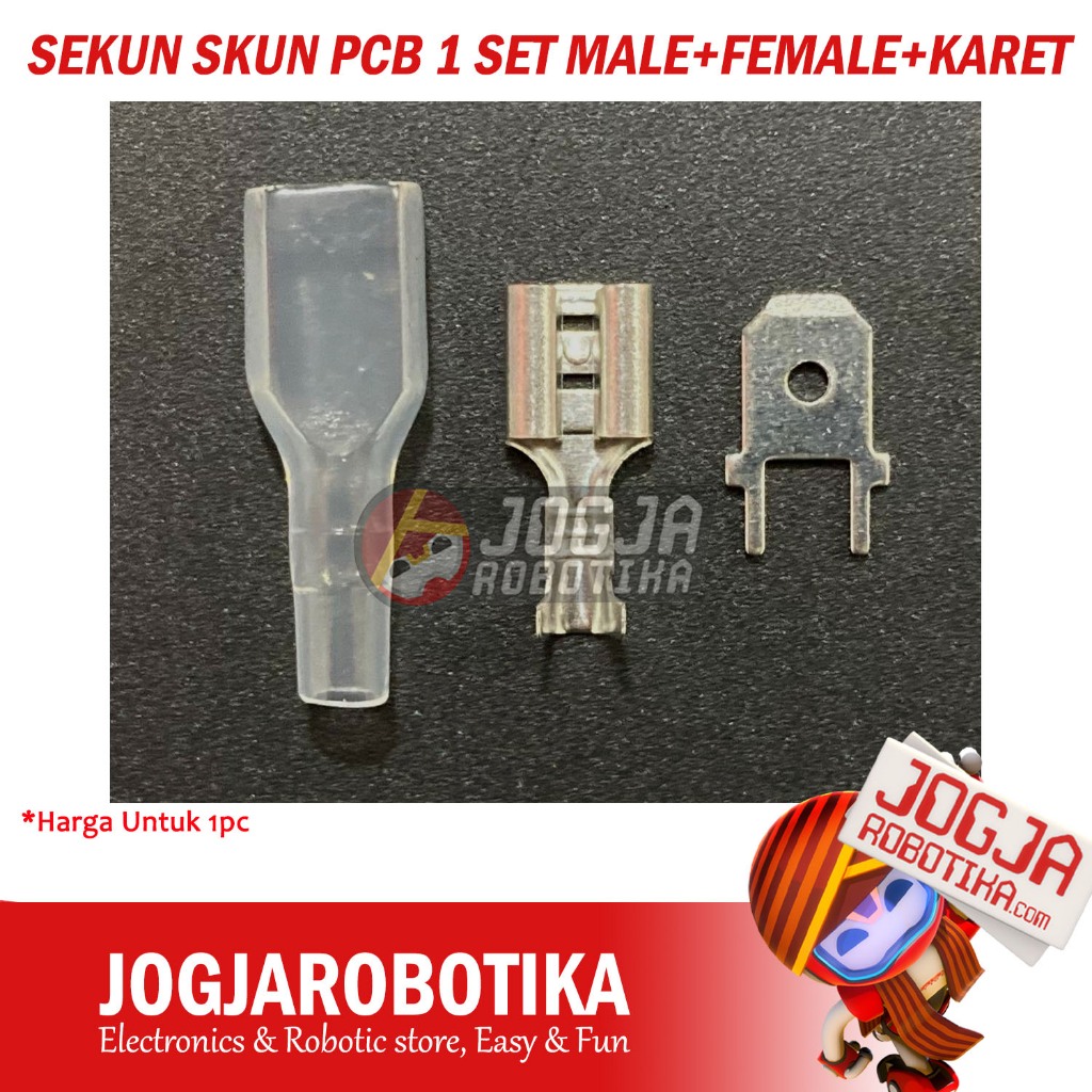 SEKUN SKUN PCB 1 SET MALE+FEMALE+KARET