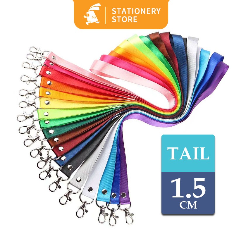 

Tali Lanyard Tali Name Tag Tali ID Card Tali Dompet Warna-Rabbit Stationery