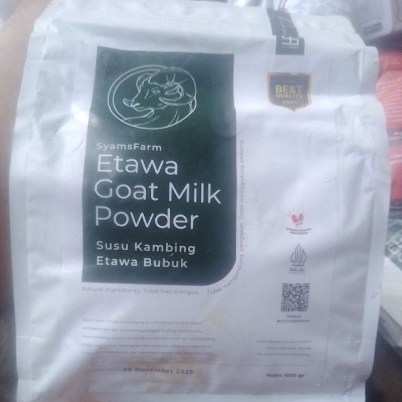 

SYAMSFARM ETAWA GOAT MILK POWDER/1000GR