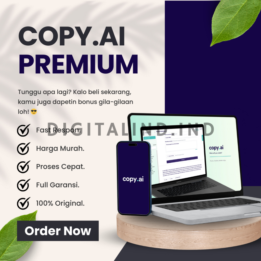 COPY.AI - AI WRITING 1 TAHUN RESMI