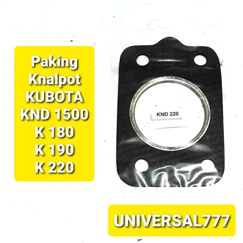K190 K220 K250 Gasket Packing Paking Knalpot Muffler Silincer Ejos KUBOTA KND190 KND220 KND250 Perpa