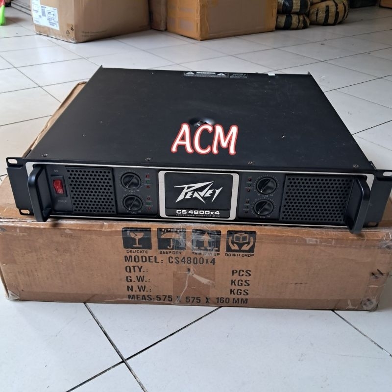 POWER AMPLIFIER PEAVEY CS4800 POWER 4 CHANNEL CS 4800