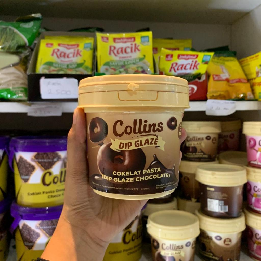 

collins dip glaze coklat 300g