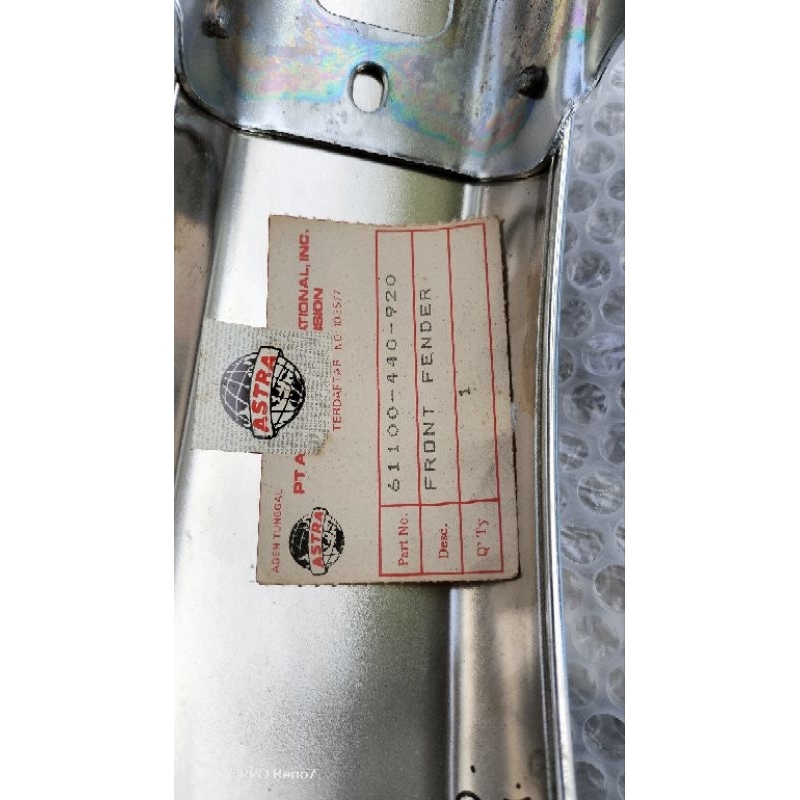 spakbor fender depan Honda gl100 gl125 Gl 100 Gl 125 original