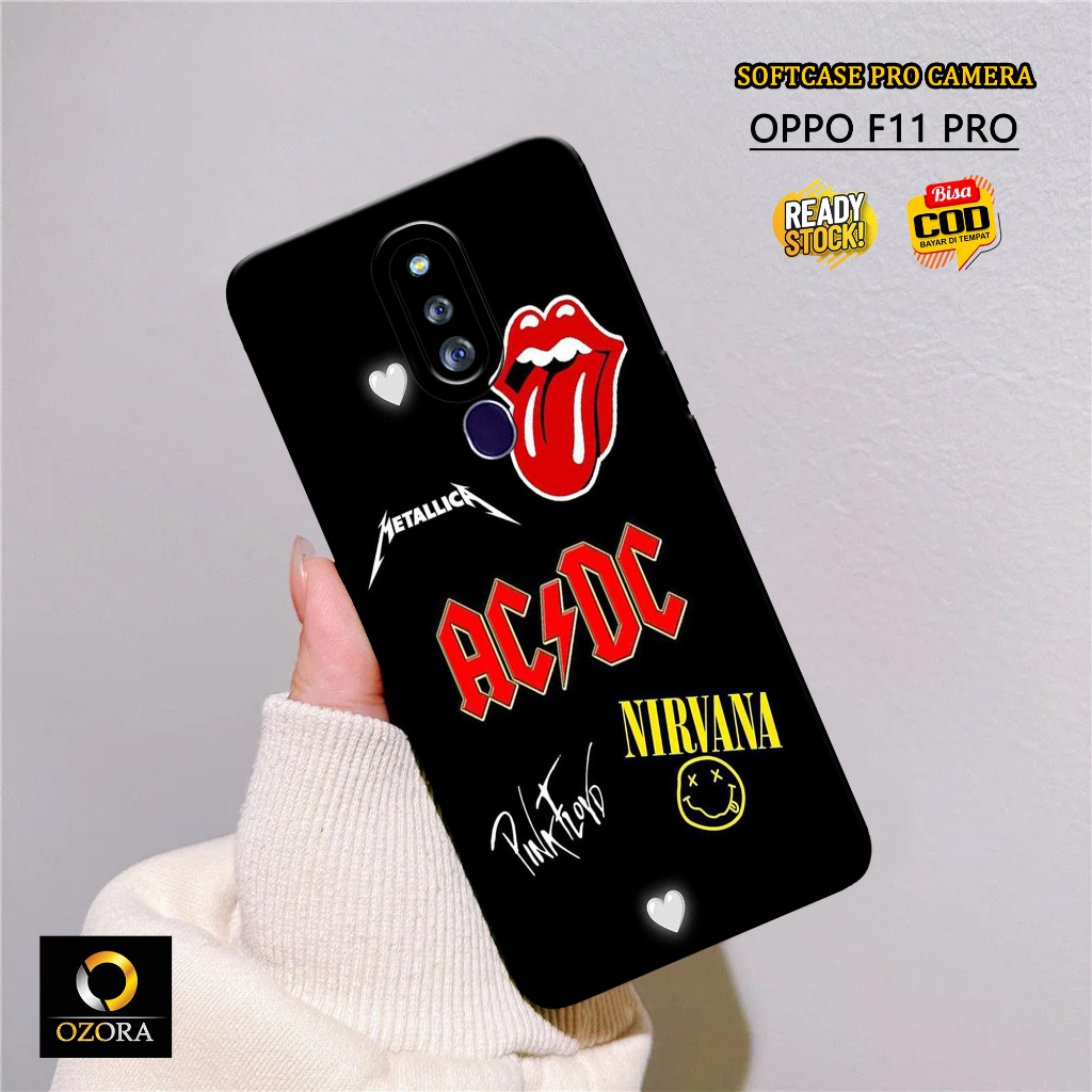 OZORA - Case Oppo F11 Pro Terbaru - Fashion Case BAND - Casing Oppo F11 Pro - Softcase Oppo F11 Pro 