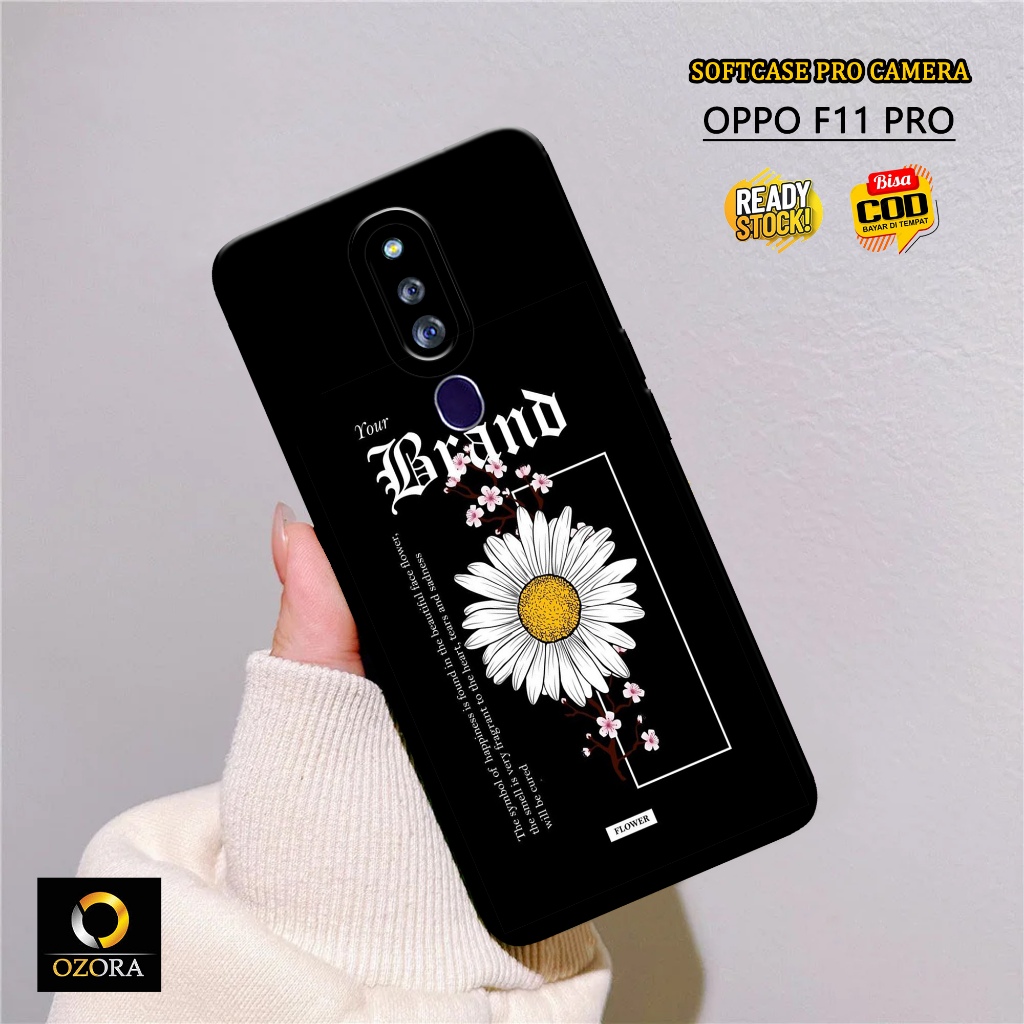 OZORA - Case Oppo F11 Pro Terbaru - Fashion Case BUNGA - Casing Oppo F11 Pro - Softcase Oppo F11 Pro