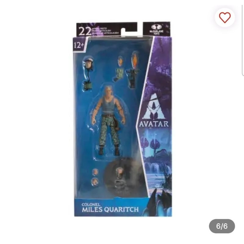 Mcfarlane Toys Action Figure Avatar Avatar 2 Colonel Miles Quaritch