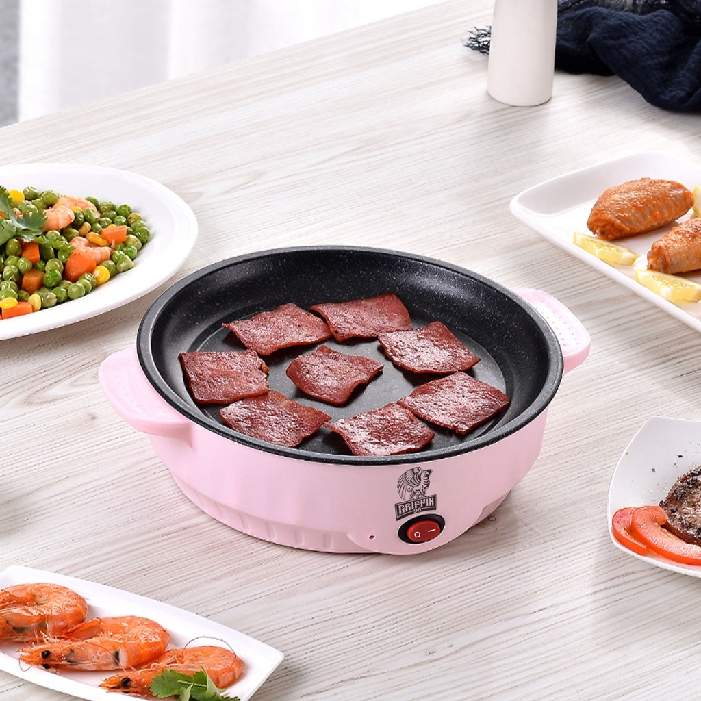 PANGGANGAN LISTRIK NAMPAN PEMANGGANG ELEKTRIK MULTIFUNGSI COOKER BBQ PANCI LISTRIK ANTI LENGKET WAJA