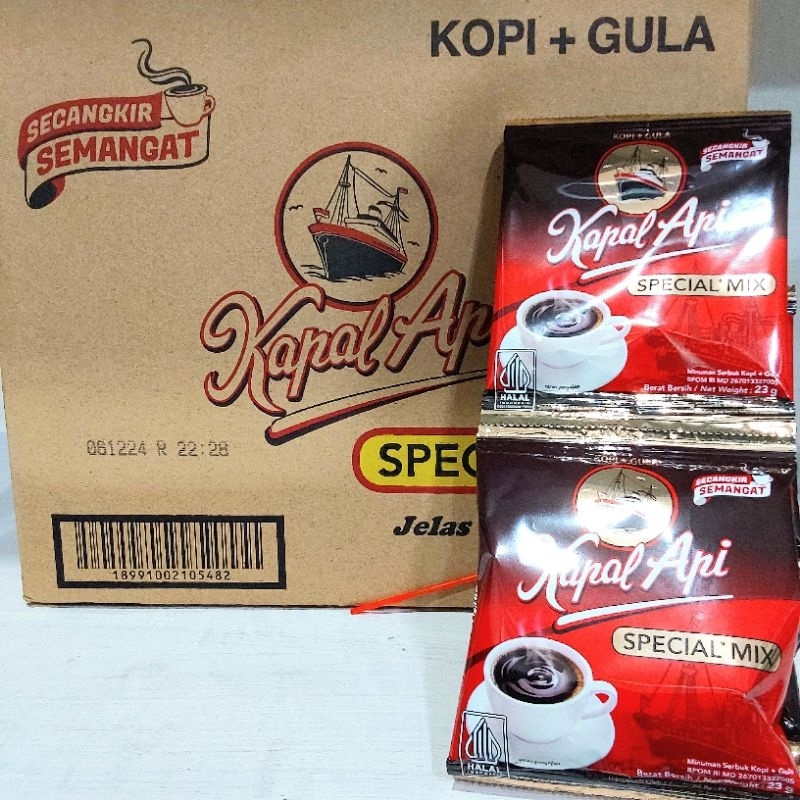 

KAPAL API SPECIAL MIX KOPI + GULA [ 1 DUS ]