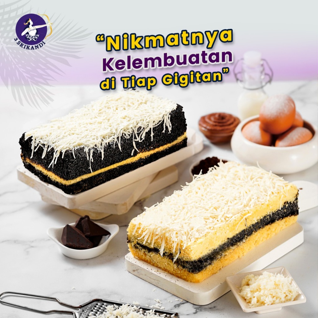 

3 Srikandi - Bolu Kukus Panjang | Bolu Kukus Jakarta | Bolu Kukus | Bolu Kukus Blackforest 3 SRIKANDI | Bolu Coklat