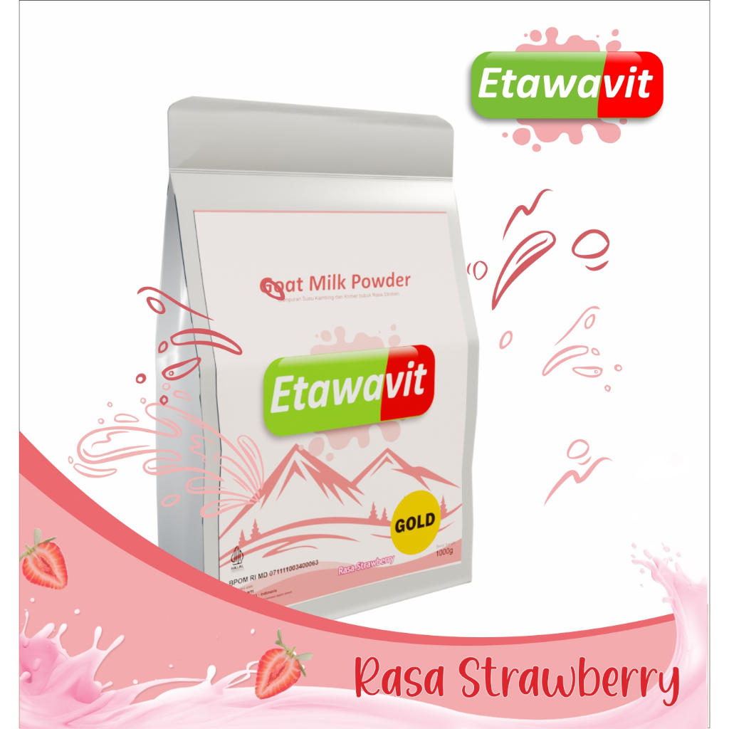 

Etawavit susu kambing etawa rasa strawberry