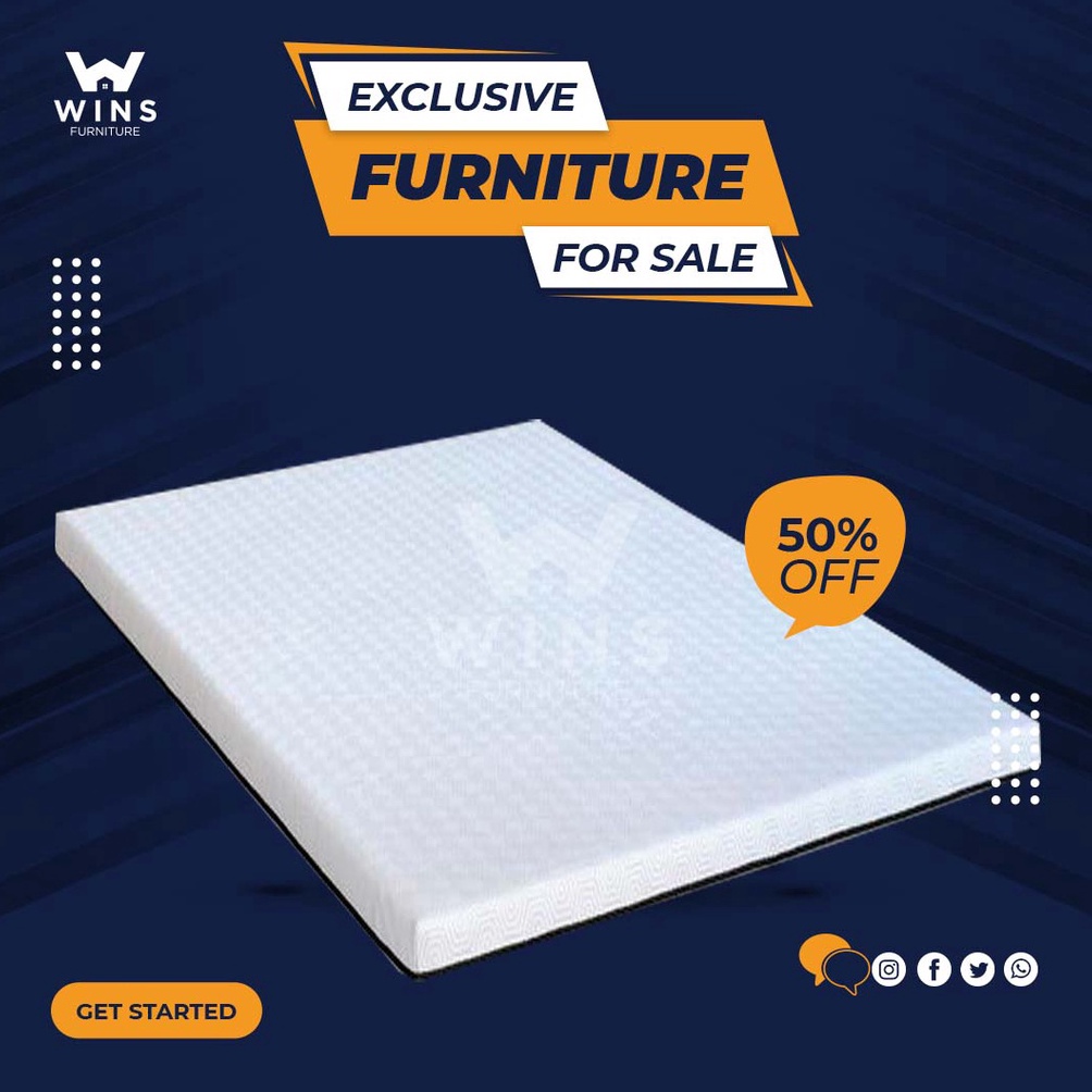 Wins Matras  Mattress Topper  Matrass Pelapis Kasur Topper Springbed Kasur Lantai Best Quality ART I