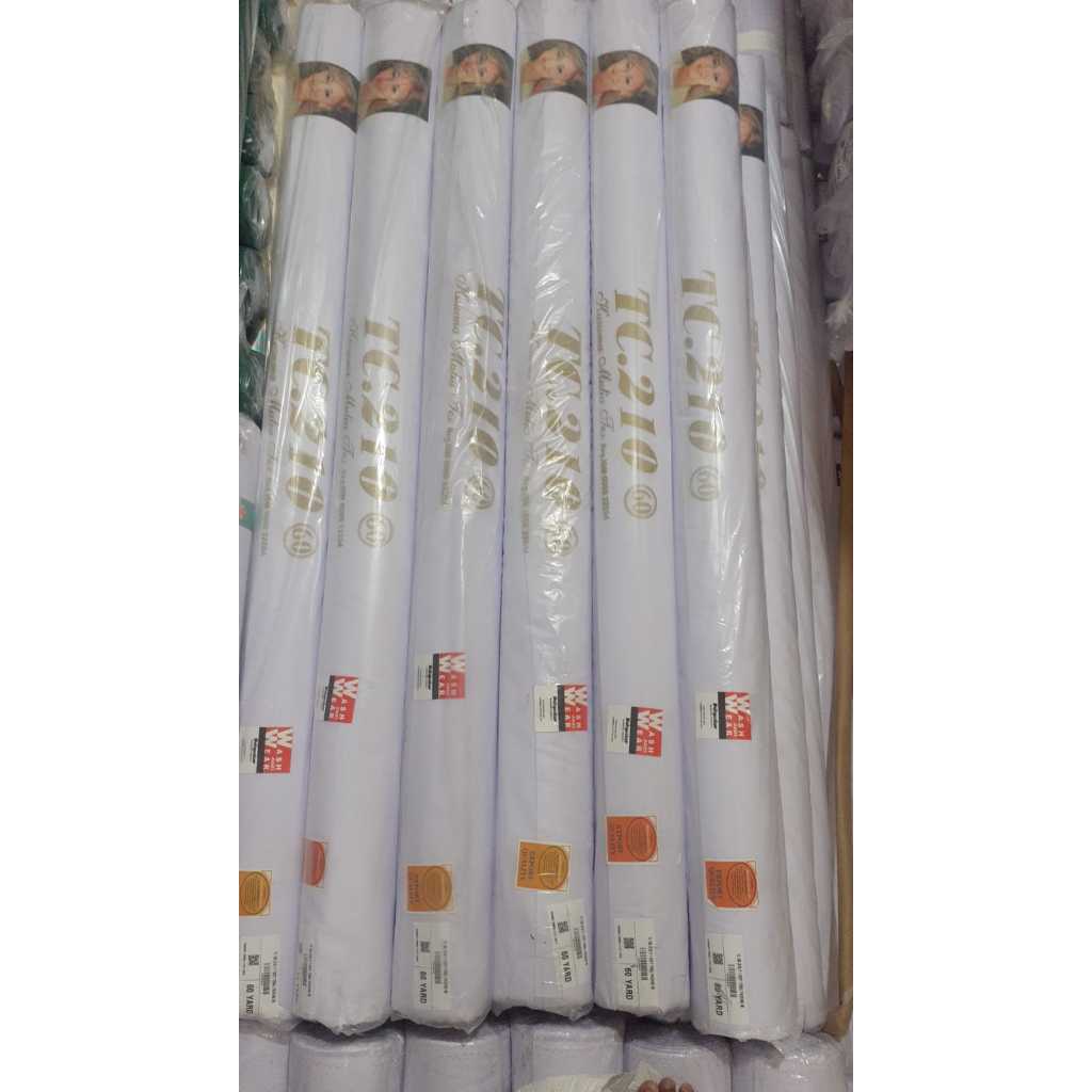 Kain Putih Teteron Cotton TC 210