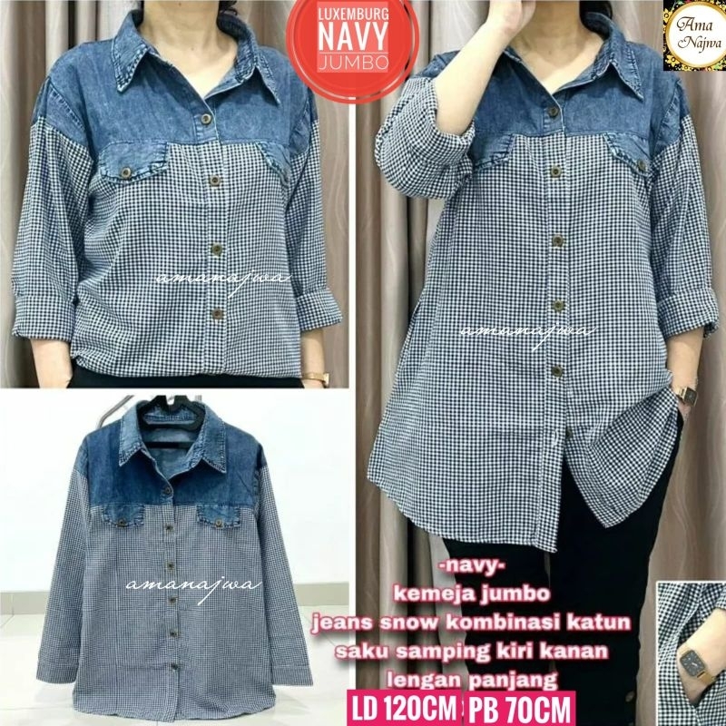 TUNIK JEANS JUMBO LUXEMBURG//LUNA LONG TUNIK