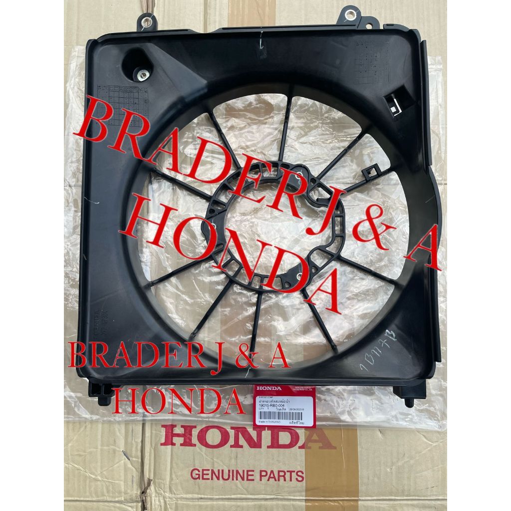 RUMAH KIPAS MOTOR SHROUD FAN RADIATOR DEPAN PENUMPANG BRIO SATYA CVT JAZZ GE8 CITY GM2 VTEC FREED GB