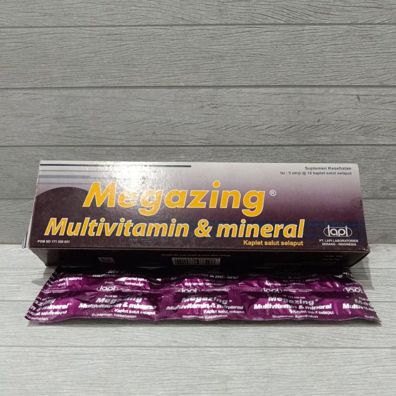 Megazing Multivitamin & Mineral (Jual perstrip)