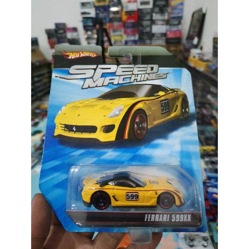 Hotwheels Speed Machine Ferrari 599XX Kuning