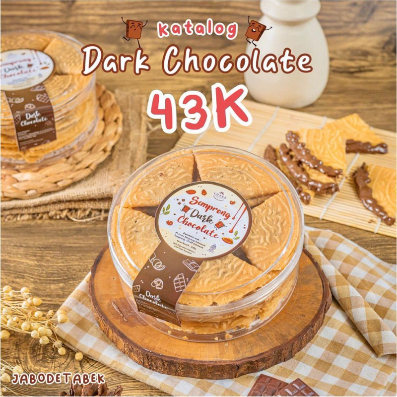 

PROMO rasa varian baru LOVES SEMPRONG | kue semprong isi dark choco