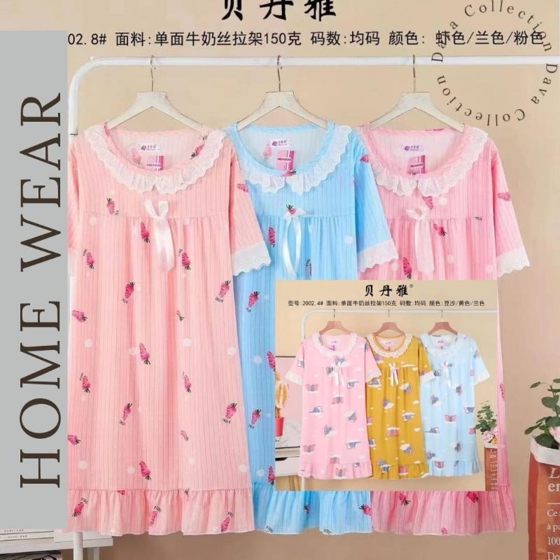 Daster Wanita Import/ Baju Tidur Wanita Import/ Daster Renda Pita Import/Daster korea/Daster kekinia