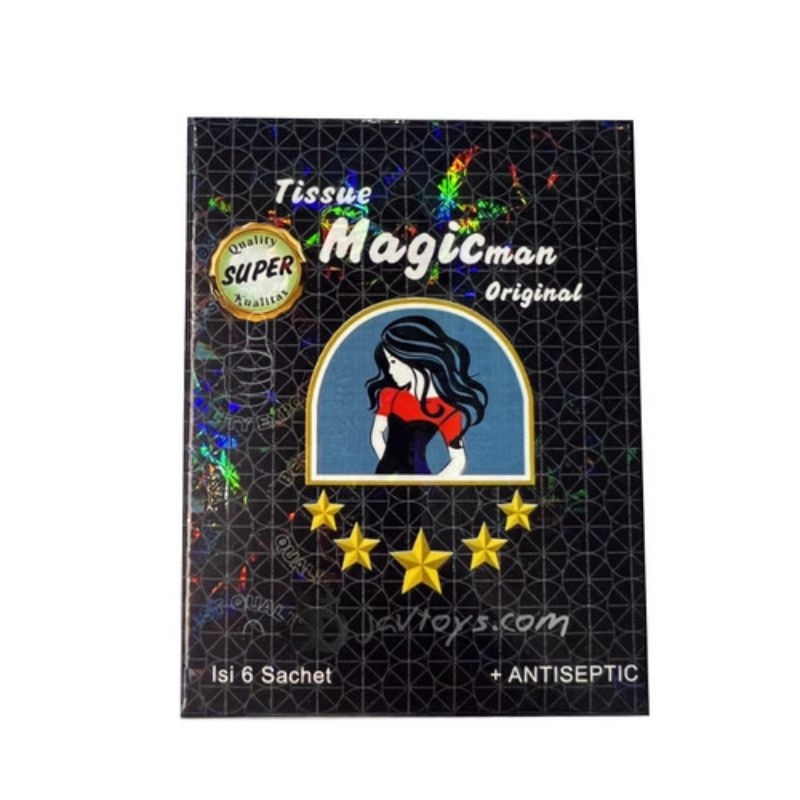TISU MAGIC MAN ISI 6 PCS PREMIUM BISA COD