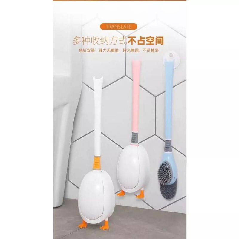 Sikat Wc Toilet/Sikat bebek silikon kamar mandi/Sikat pembersih kamar mandi