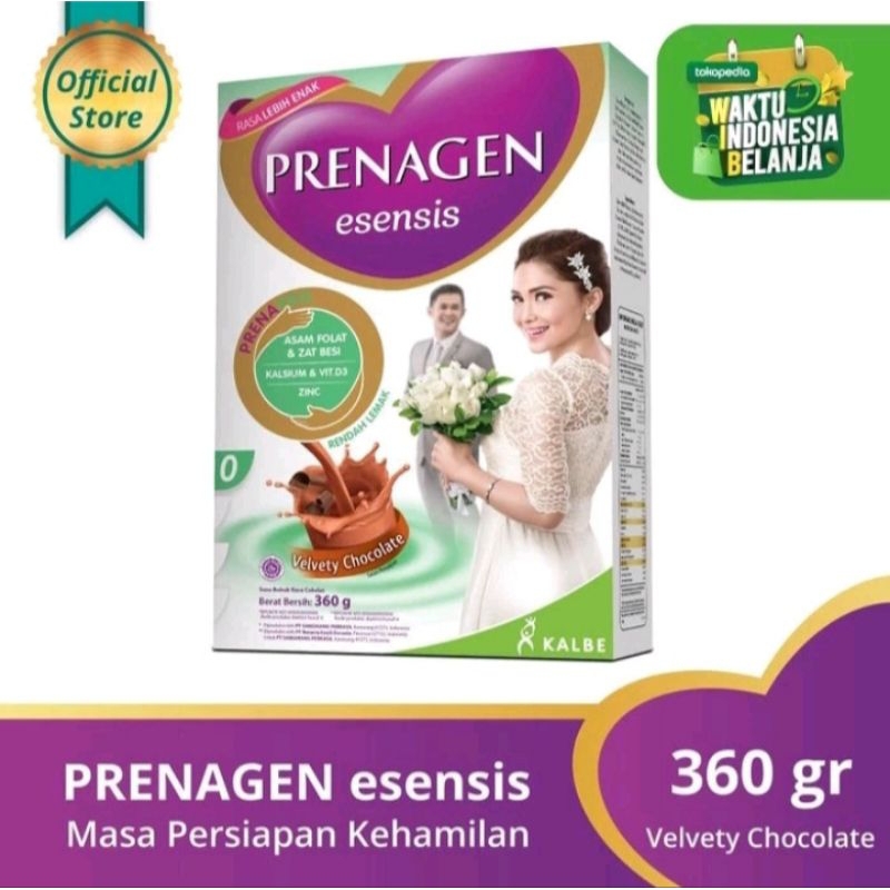 PRENAGEN ESENSIS VELVETY 360gr Promil | Susu Program Kehamilan