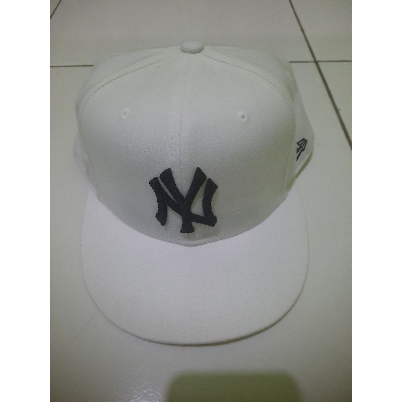 topi mlb new era ny full white