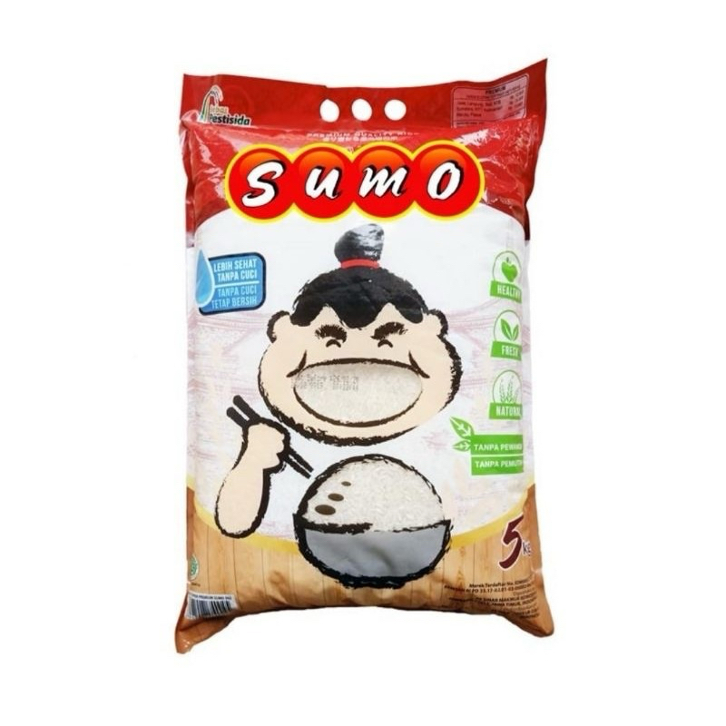 

Beras premium Sumo Merah 5 Kg