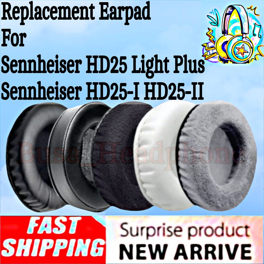 Sepasang Earpad Busa Headphones Sennheiser HD25 HD 25 Plus Light