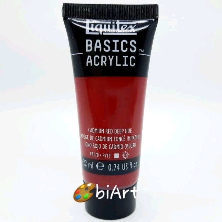 

Liquitex Basics Acrylic Colour 22 ml Cadmium Red Deep Hue