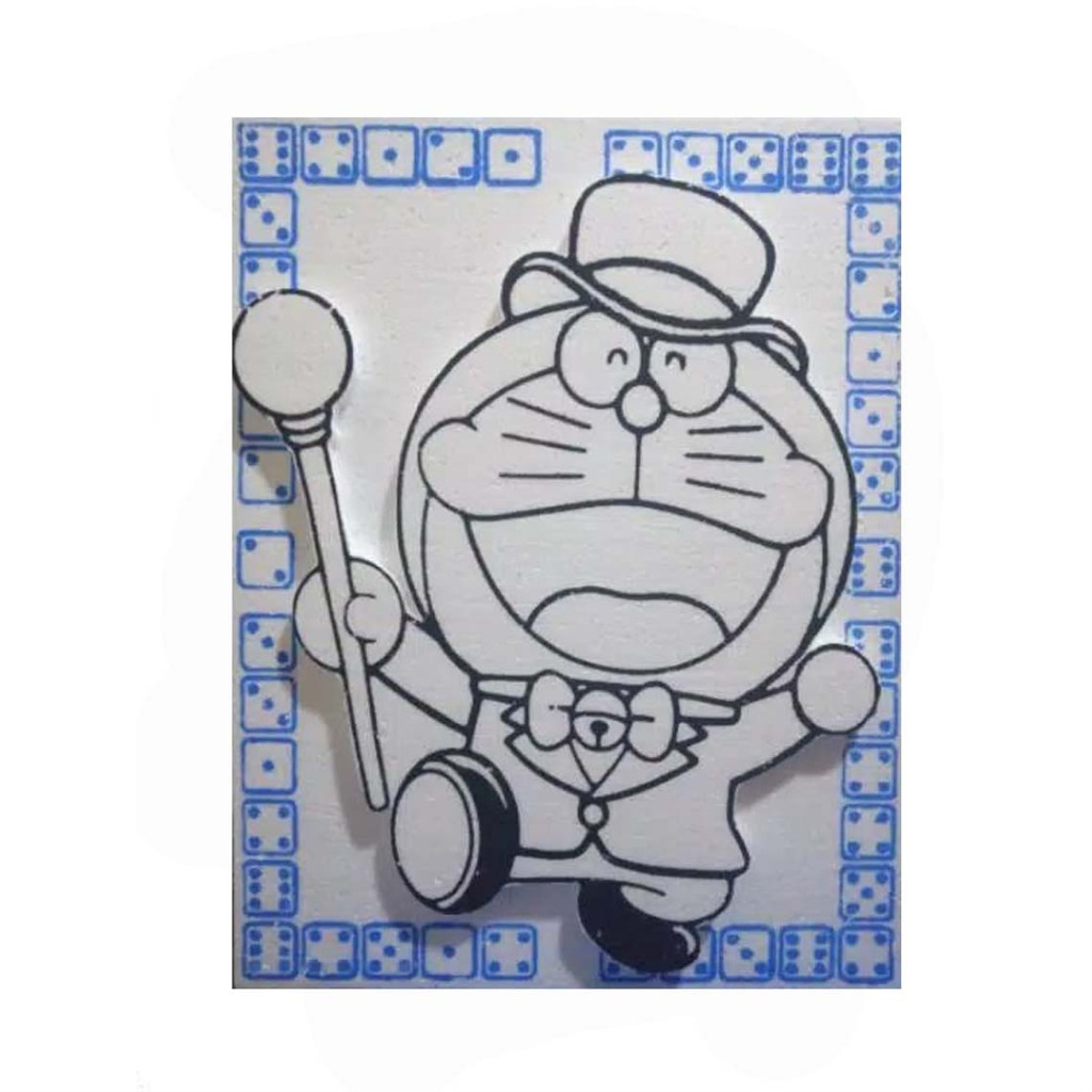 

Styrofoam lukis motiv timbul 3 dimensi uk 33 x 50 cm