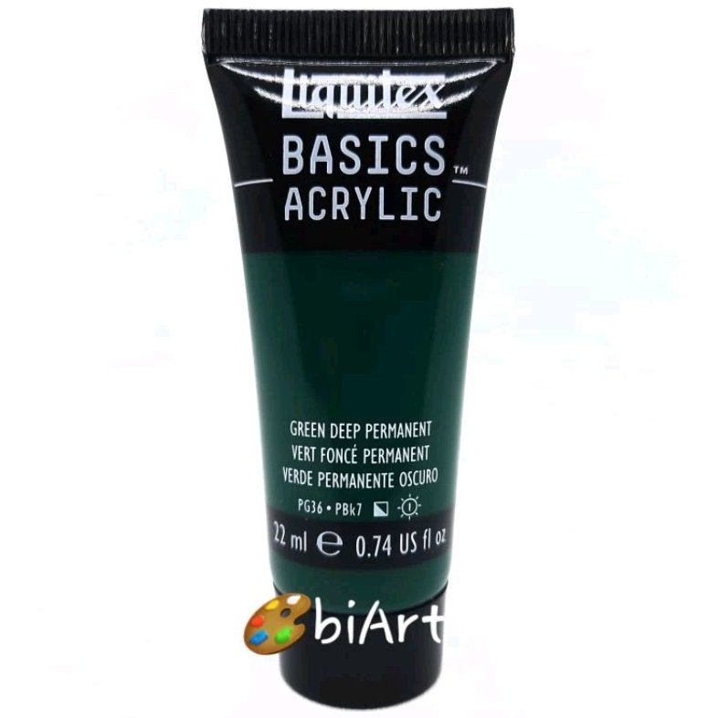 

Liquitex Basics Acrylic Colour 22 ml Green Deep Permanent