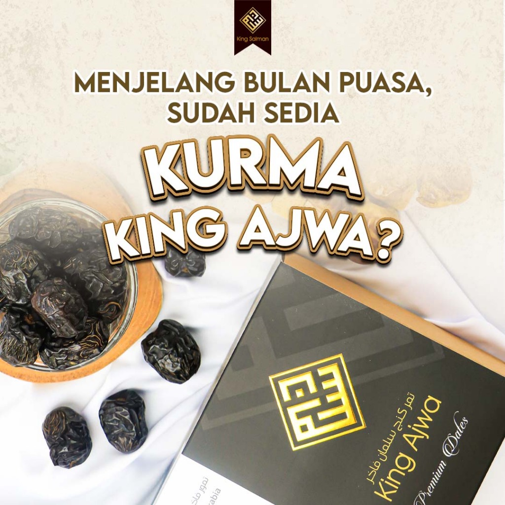 

King salman kurma ajwa premium (415gr)