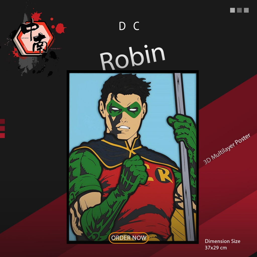 Poster 3D Multilayer DC Robin