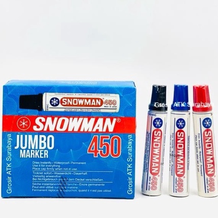 

Buruan Beli SPIDOL SNOWMAN 45 PERMANEN Permanent BESAR JUMBO HITAM BIRU MERAH 45 W91