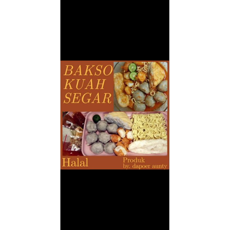 

dapoer aunty baso kuah segar