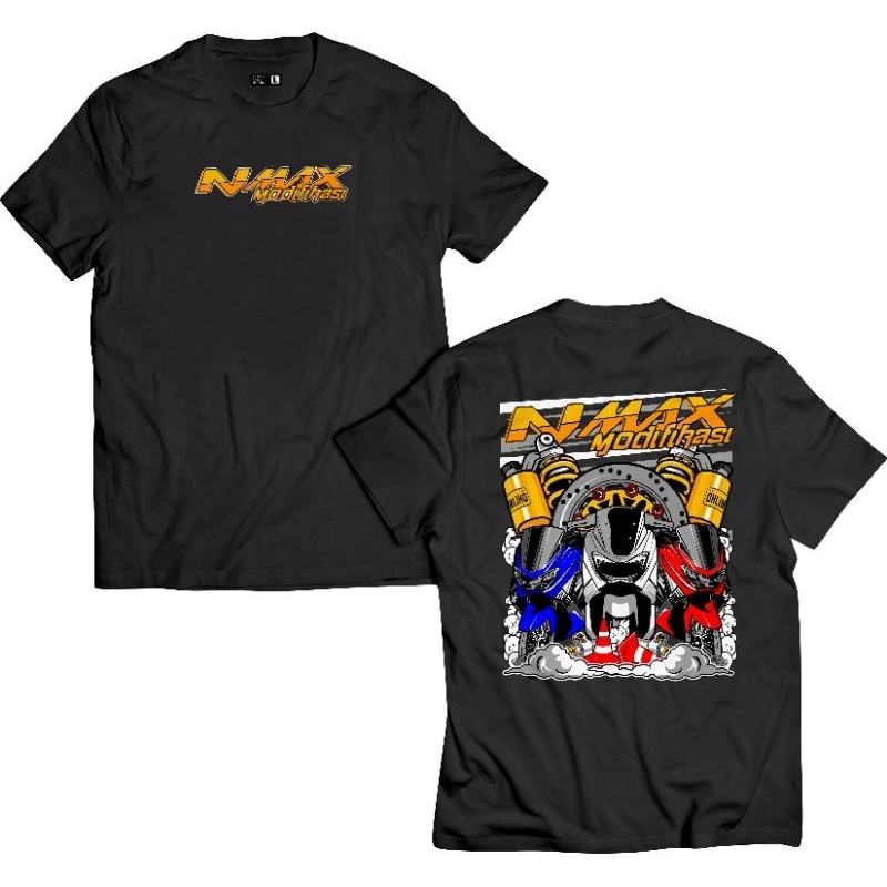 Kaos yamaha nmax terbaru / kaos thailook/tshirt nmax /baju nmax/kaos cowok/kaos racing/kaos