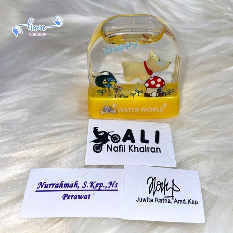 

Stempel Custom - Waterstamp Karakter Anjing