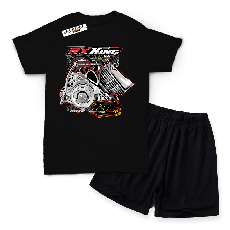 BAJU KAOS ANAK MOTOR MESIN RX KING RACING | POSITIF MERCH
