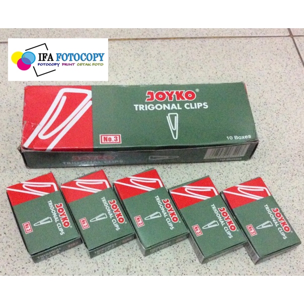 

Paper Clip Trigonal / Klip Penjepit Kertas No. 3