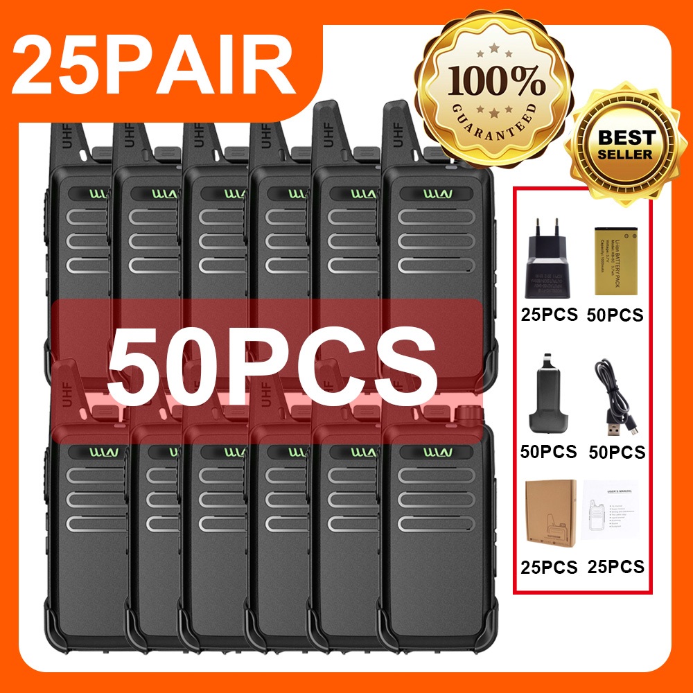 HT WLN C1 UHF Handy Talky TWO WAY RADIO BLACK C1 walkie talkie 30/50 Unit